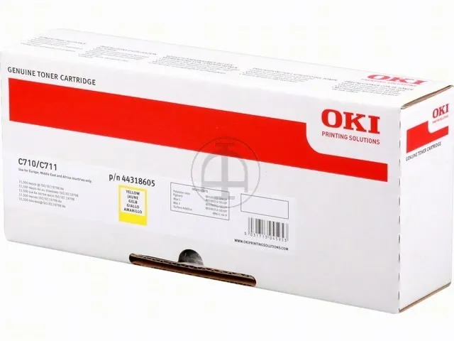 Tonercartridge Oki 44318605 C710 Geel