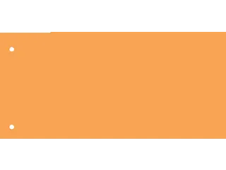 Scheidingsstrook Qbasic 240x105mm 50 stuks oranje - 1