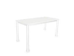 In hoogte verstelbaar bureau,HxBxD 720-840x1200x600mm,Bl-wit
