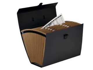 Sorteerkoffer Bankers Box Handifile 19 vaks zwart - 3