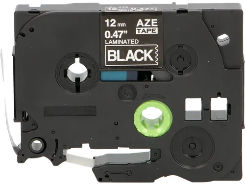 Labeltape Brother Compatible Tze-335 12Mm Wit Op Zwart