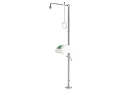 Nood-/oogdouche Bekken M. Deksel Schroefdraad 1 1/4 Binnen Messing