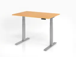 Elektrisch in hgte vst. zit-sta-bureau,HxBxD 640-1290x1200x800mm