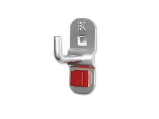 Abax-Haken Voor Geperforeerde Platen L 35mm Einde Aluminium - 1