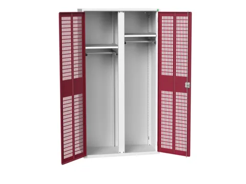 universele kast,HxBxD 2000x1050x550mm,2xStalen bodem,scheidingswand