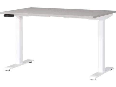 Elektrisch ihv bureau,HxBxD 720-1200x1200x800mm,blad decor kasjmier
