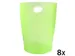 ECOBIN Papiermand 15 L appelgroen transp.