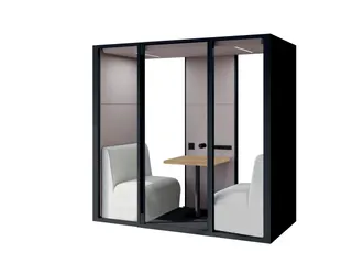 Soundproof Workstation Belcel Sound of Silence II M, 2 personen - 1