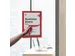 Europel Infokader Zelfklevend A5 2 stuks/Rood