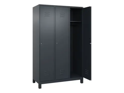 locker,HxBxD 1950x1200x500mm,3vak,vak B 400mm,cil.-slot,voeten