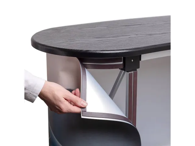 Balie Counter Magnetic met Eiken tafelblad