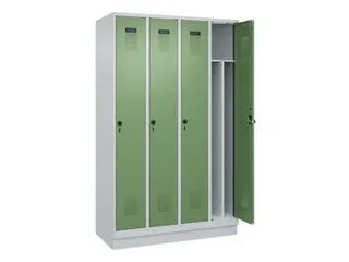 locker voor scheiding van kleding,HxBxD 1950x1200x500mm,4vak - 1
