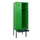 locker met bank,HxBxD 1950x600x815mm,2vak,vak B 300mm,draaigrendel