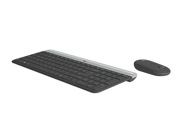 Clavier + souris sans fil RF Logitech MK470 QWERTY GB graphite