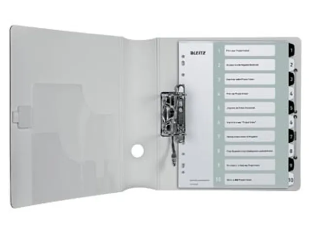 WOW printbare index, 10 tabs, zwart-wit