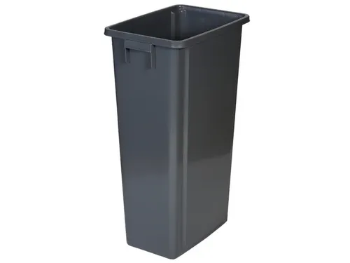 afvalverzamelaar,80l,HxBxD 762x320x460mm,romp PP grijs,gesloten