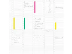 datumstrook,1-31,magnetisch,H 695mm