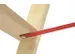 trapladder,beide zijden,2x8,treden,balk L 2,36m,hout