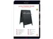 Securit Stoepbord Woody Zwart Ft 55x85 cm