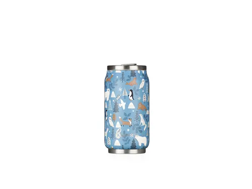 Thermosbeker Les Artistes Paris blik 280ml Polar met rietje