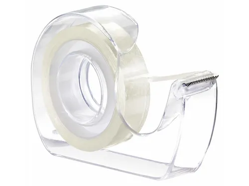 Dubbelzijdige plakband Tesa film 12mmx7.5m met dispenser