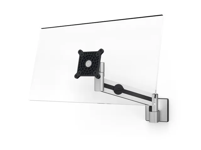 Monitor beugel met arm voor 1 scherm muurbevestiging Zilver 21-27 inch