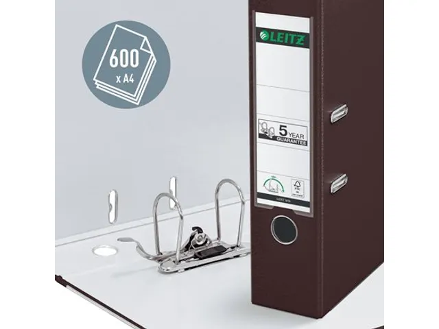 Ordner Leitz 1010 A4 80mm Pp Bruin