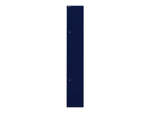 Garderobekast 1802x305x457mm 1x2 Vakken Plaatstaal Oxfordblauw