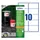 Etiket Avery B7173-50 99x57mm polyethyleen wit 500 stuks