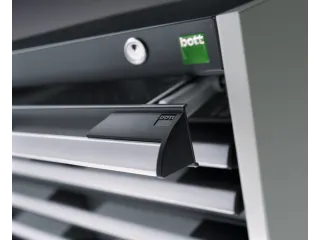 ladekast HxBxD 900x1050x650mm 6laden RAL7035 front RAL3004 - 7