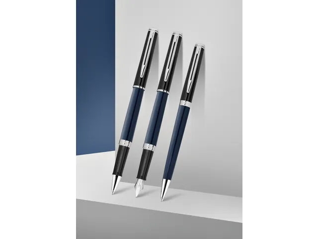 Balpen Waterman Hémisphère Colour Blocking black en blue CT medium