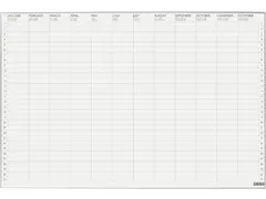 jaarplanner Ultra Thin 60x90 cm