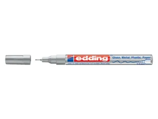Viltstift edding 780 lakmarker rond zilver 0.8mm - 1