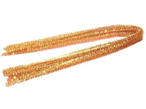 Chenilledraad Goud, Pak Van 10 Stuks