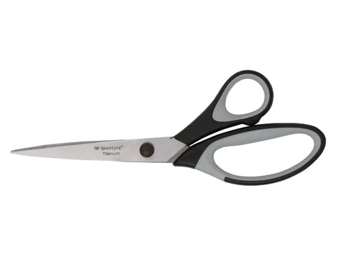 Schaar Quantore 210mm titanium soft grip handvat