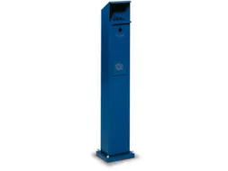 Combi-asbakstaander Vierkantvormig Blauw 2/5 liter 1150x180x150mm