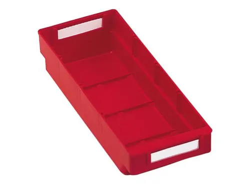Stellingbak Extra Vlak Pp Hxbxd 65X120X300Mm Rood