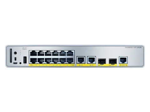Cisco C9200CX-12T-2X2G-A netwerk switch Managed Gigabit Ethernet