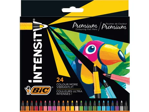 viltstift Intensity, fijne punt, etui van 24 stuks