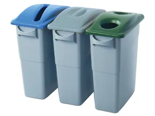 Afvalcontainer Slim Jim Grijs 87 Liter - 3
