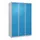 dubbeldekse locker,HxBxD 1850x1200x500mm,3x2vak.,vak B 400mm,cil.-slot