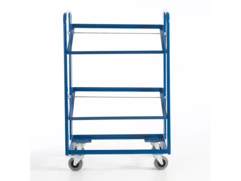 Bijzetwagen Euronorm Bakken 825x610mm 200kg 3 Etages Open Frame