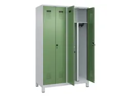 PBM-locker,HxBxD 1950x1200x500mm,4vak,vak B 300mm,draaigrendel