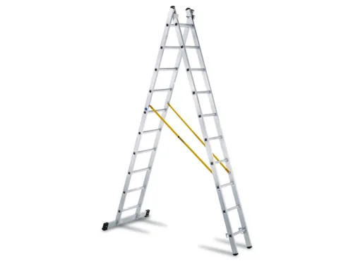 Multifunctionele Reformladder 2-Delig Aluminium L 2 42-4 10M 2X8Treden