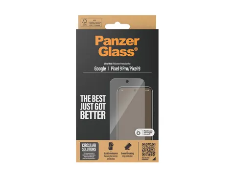PanzerGlass Screen Protector Google Pixel 9 5G | 9 Pro 5G | Ultra-W