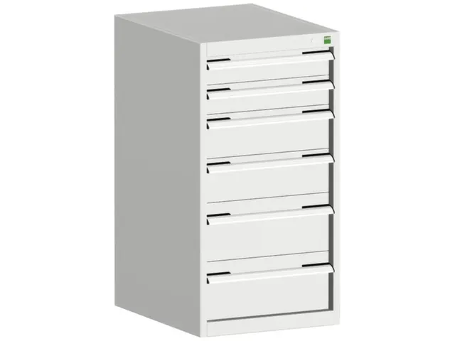 ladekast HxBxD 1000x525x650mm 6laden romp RAL7035 front RAL7035