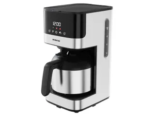 Koffiezetapparaat Inventum 1.2 liter zwart met rvs - 1