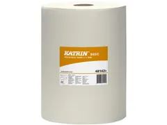 Katrin 481429 Basic L Poetsrol 2-laags Natuurwit Spiraalkern