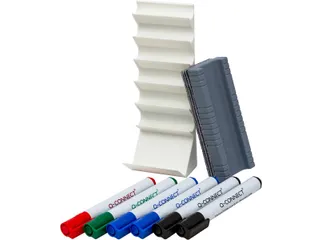 Q-CONNECT accessoirehouder voor whiteboard incl. markers en wisser - 4