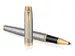 Rollerpen Parker IM Brushed metal GT Finish Fijn Zwarte inkt